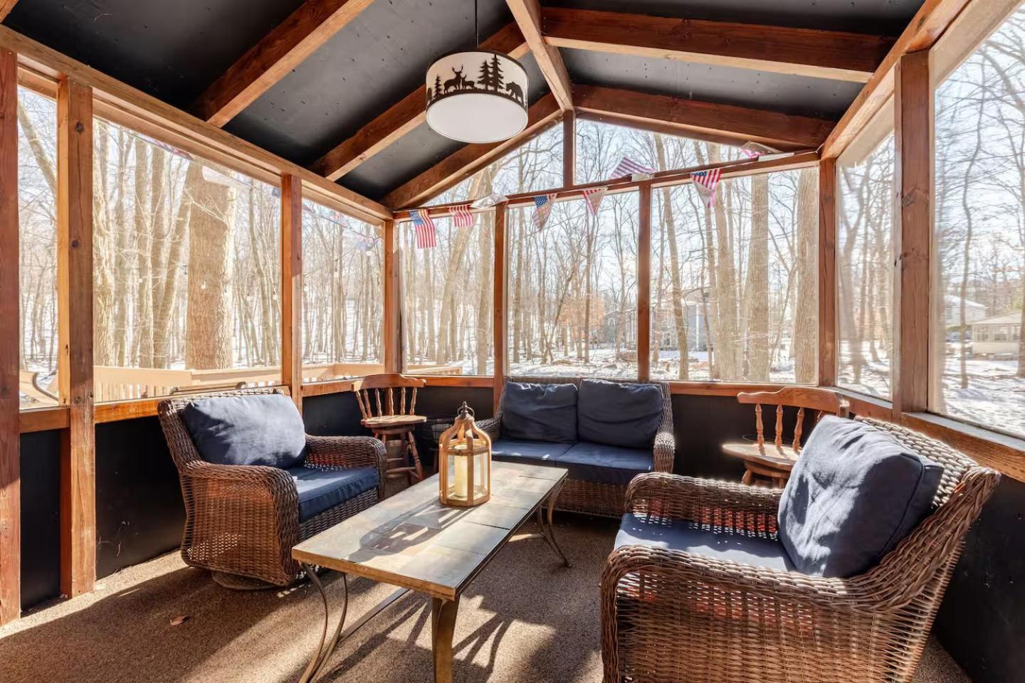 Cozy Cabin At Poconos With Hot Tub And Fire Pit East Stroudsburg Exterior photo